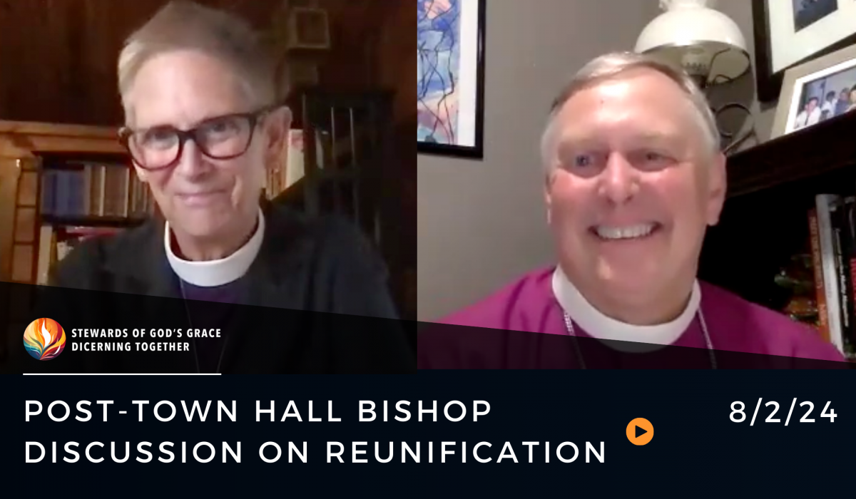 Post-Town Hall Bishop Discussion on Reunification